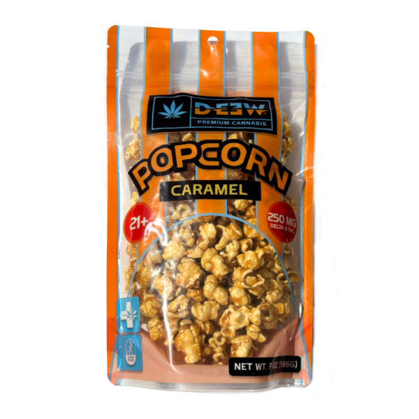 thc infused caramel popcorn edibles hemp delta 9