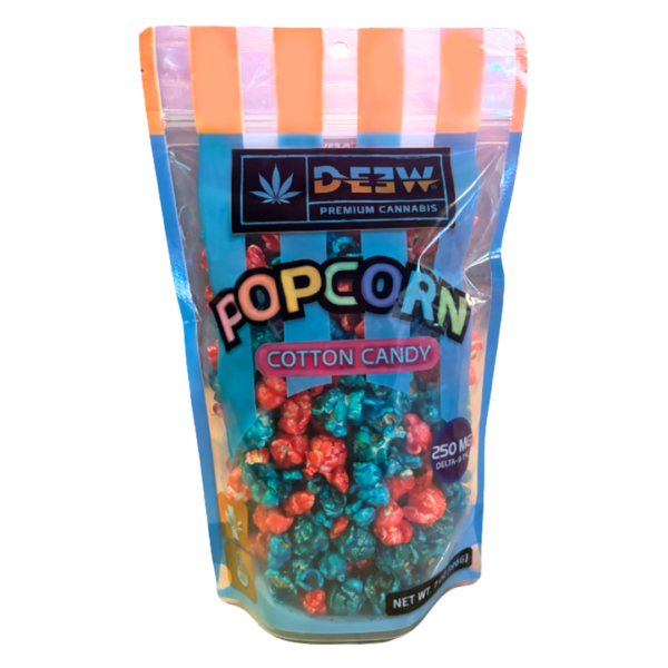 thc infused cotton candy popcorn edibles hemp delta 9