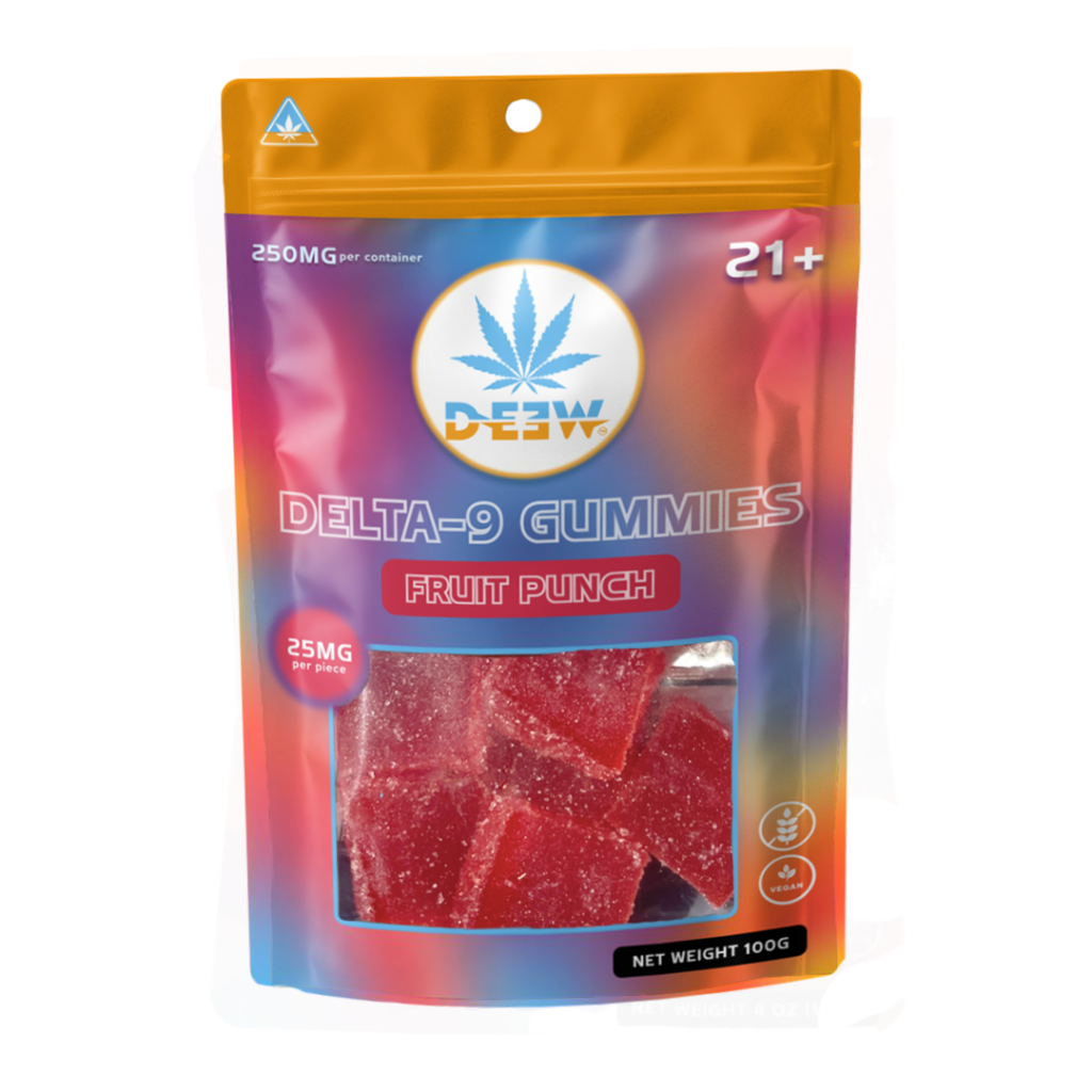 fruit punch thc infused gummies