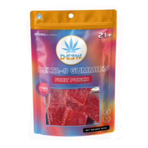 fruit punch thc infused gummies